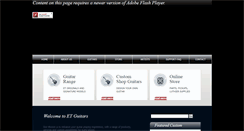 Desktop Screenshot of etguitars.com